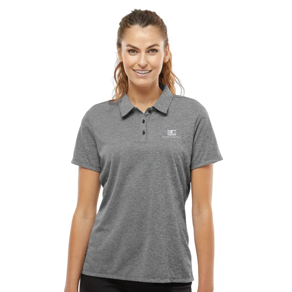 Adidas Women's Heathered Polo - Image 4
