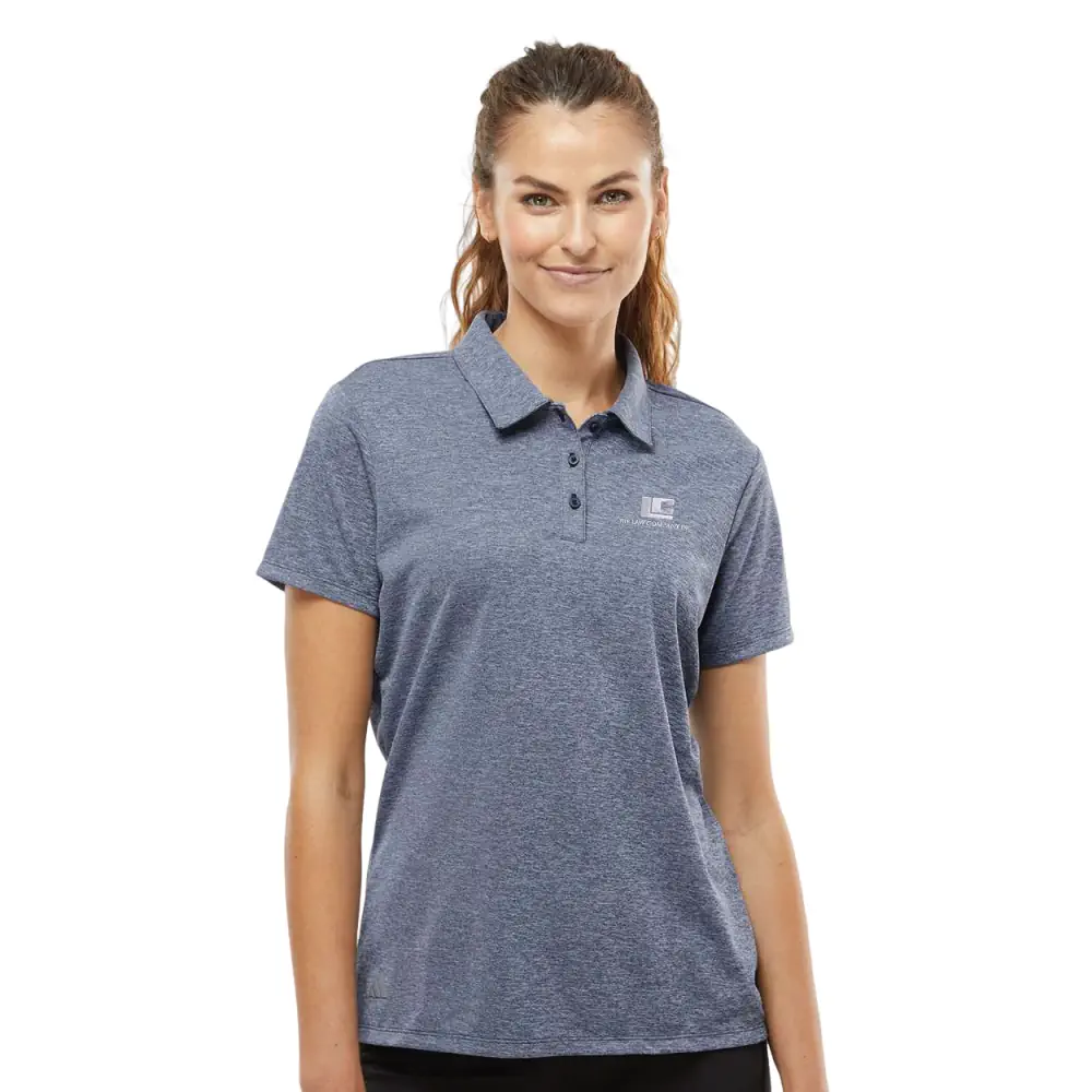 Adidas Women's Heathered Polo - Image 2