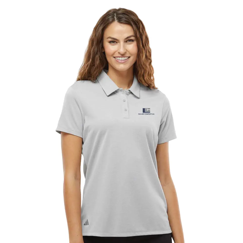 Adidas Women's Heathered Polo - Image 3